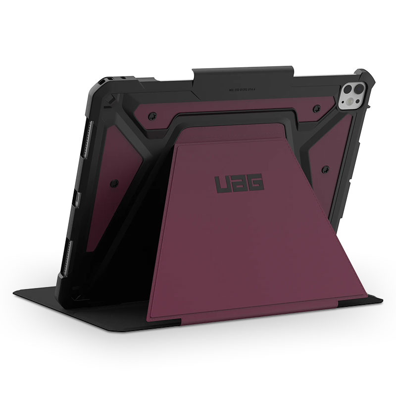 Coque Trifoliée Léopard Pour IPad Pro 13" M4 2024 - Étui Dur De Protection - Neuf